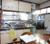 京都市山科区　K様邸ブロックキッチンからシステムキッチンのリフォーム（施工前）