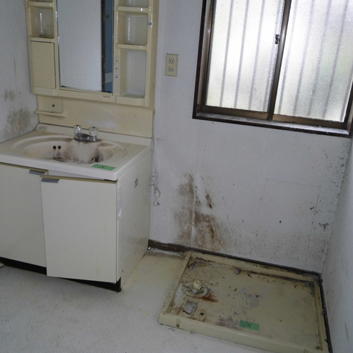 滋賀県大津市　H様　洗面所のリフォーム施工前