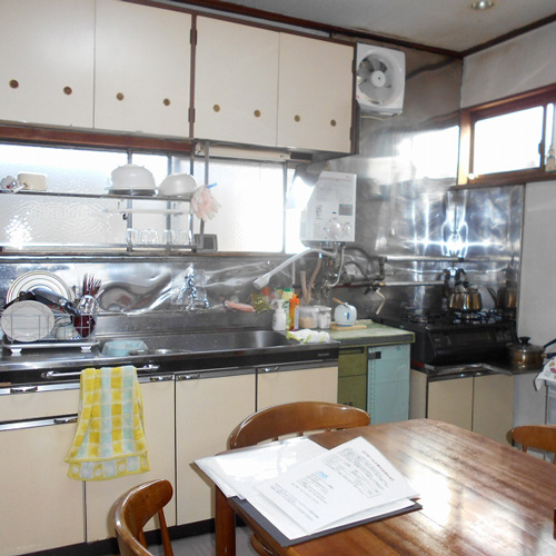 京都市山科区K様　システムキッチンのリフォーム施工前